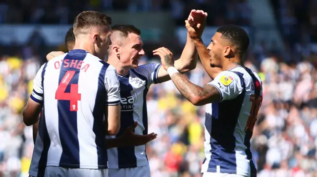 West Brom celebrate