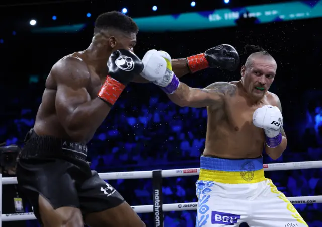 Anthony Joshua and Oleksandr Usyk