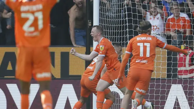 Blackpool celebrate