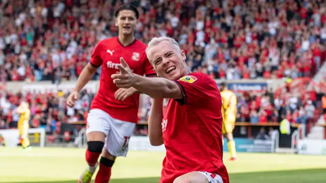 Swindon celebrate