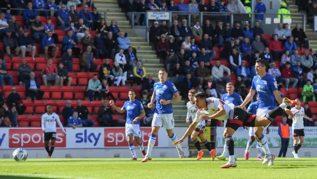 Bojan Miovski headed into the net, but the goal was ruled out for offside