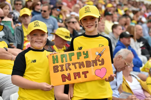 Fans wish Sciver happy birthday