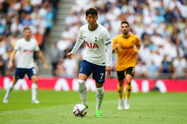 Heung-Min Son of Tottenham Hotspur