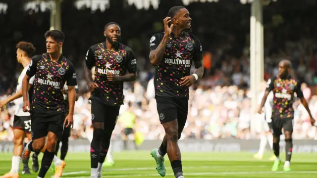 Ivan Toney celebrates