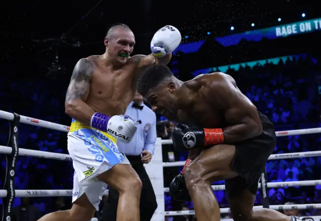 Oleksandr Usyk and Anthony Joshua