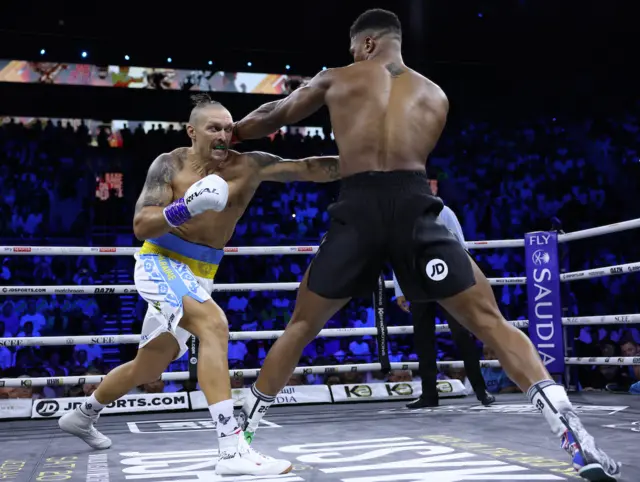 Oleksandr Usyk and Anthony Joshua