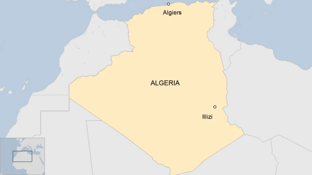 A map of Algeria