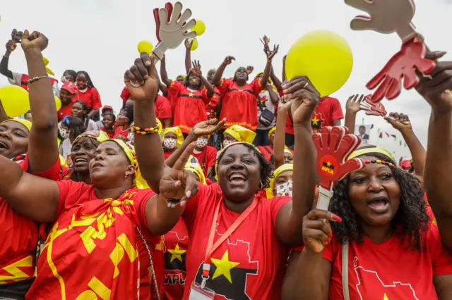 MPLA supporters