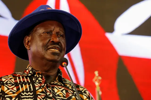 Raila Odinga of the Azimio La Umoja