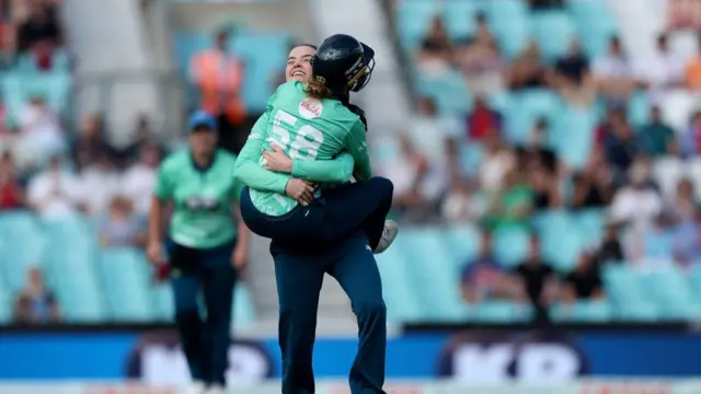 Oval Invincibles celebrate