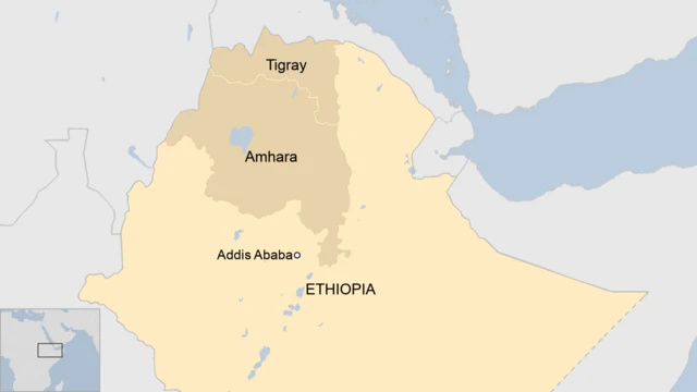 Map of Ethiopia