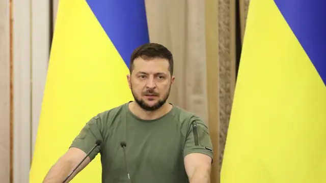 Ukrainian President Volodymyr Zelensky