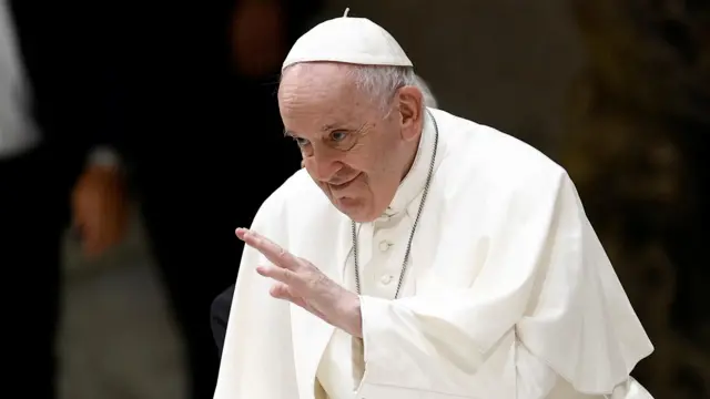 Pope Francis holds his weekly general audience at the Vatican