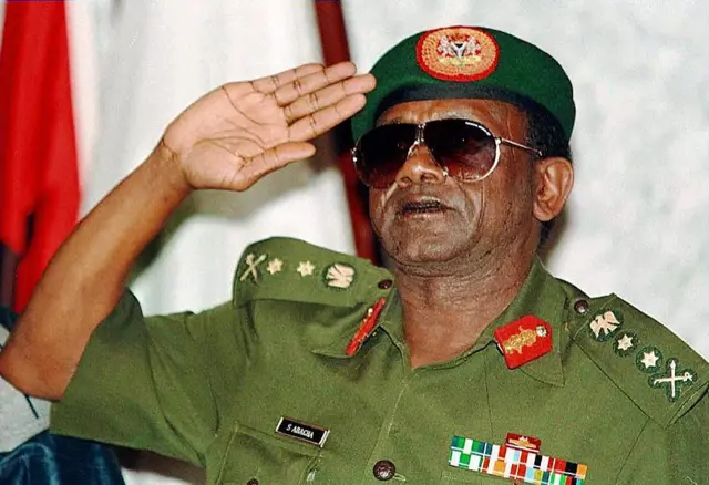 Nigerian President General Sani Abacha