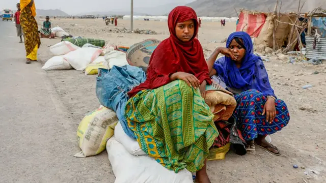 Displaced people in Ethiopia