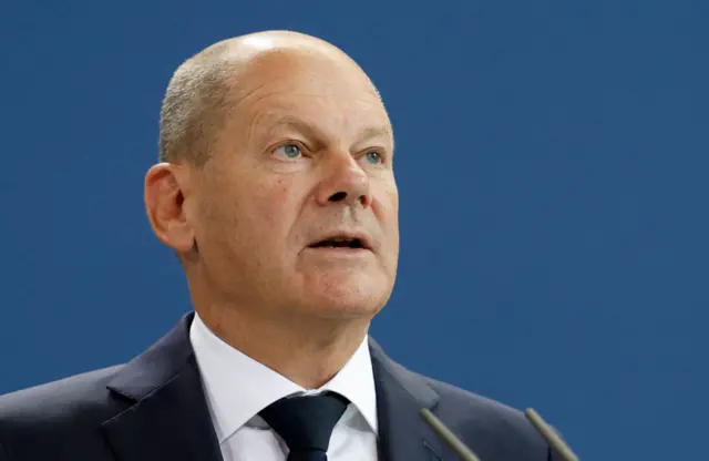 German Chancellor Olaf Scholz