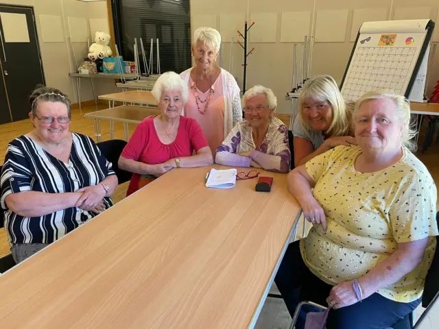 Bingo players at Cutty Sark Community Centre in Dumbarton