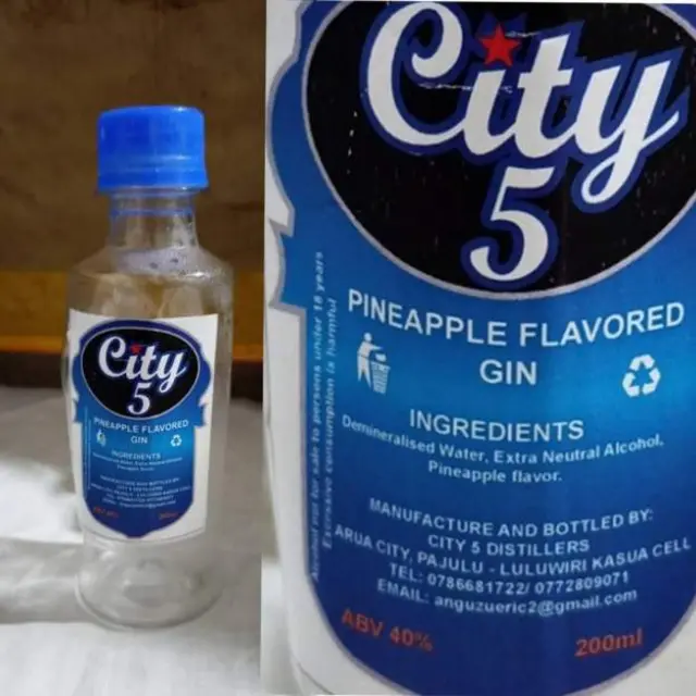 City 5 Pineapple Flavoured Gin