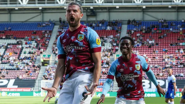 Burnley celebrate