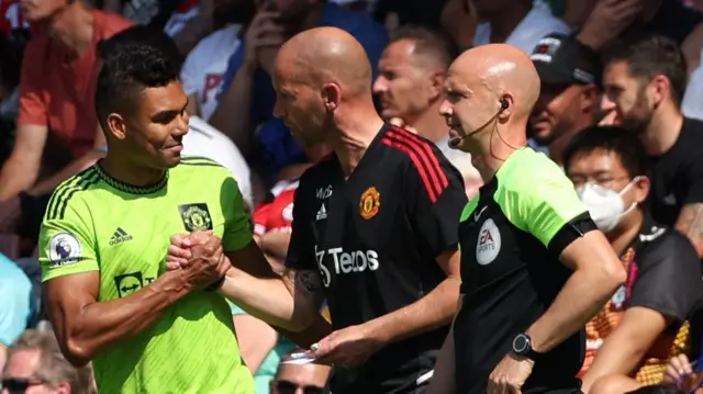 Casemiro and Erik ten Hag