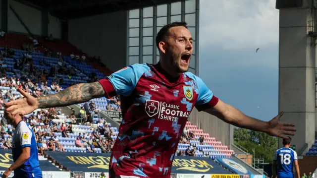 Burnley celebrate