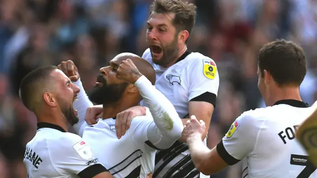 Derby celebrate