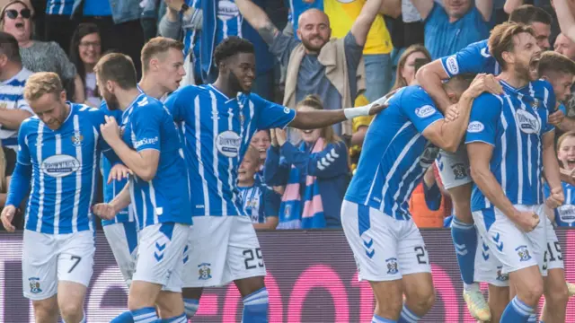 Kilmarnock celebrate