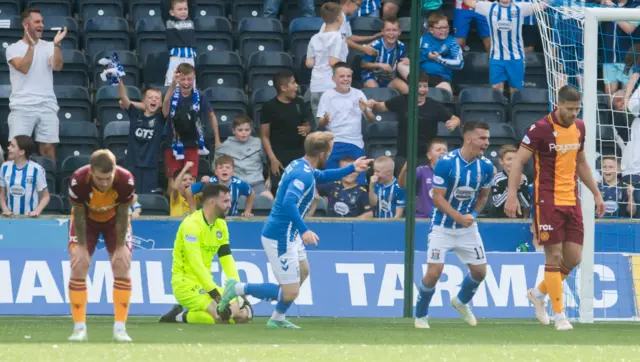 Kilmarnock celebrate