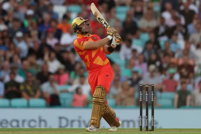 Liam Livingstone batting for Birmingham Phoenix