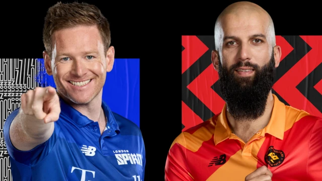 Eoin Morgan and Moeen Ali