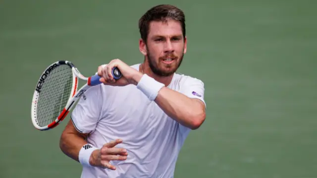 Cameron Norrie playing tennis