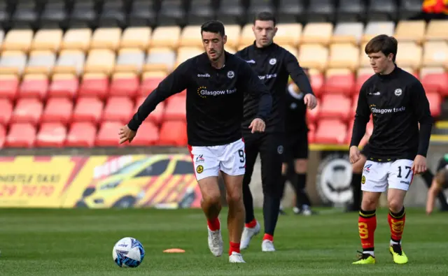 Partick Thistle have left top scorer Brian Graham on the bench