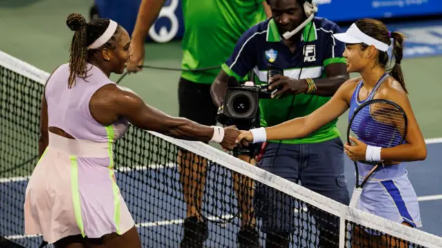 Serena Williams and Emma Raducanu