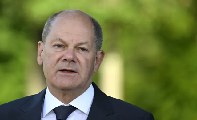 German Chancellor Olaf Scholz