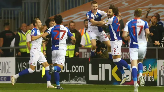 Blackburn celebrate