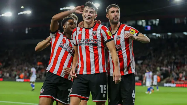 Sheffield United celebrate