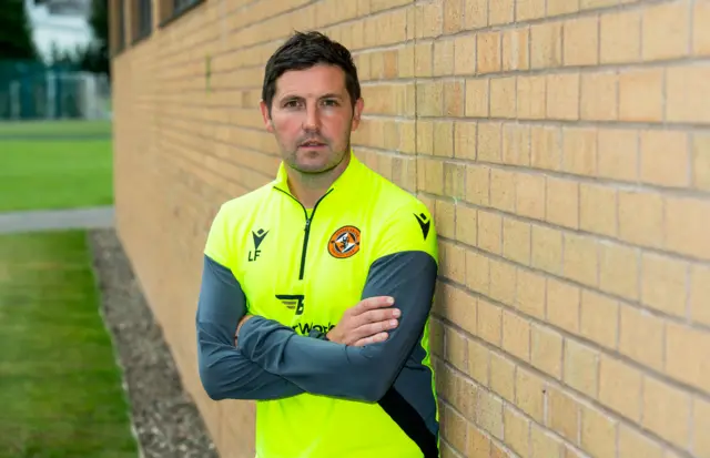 Dundee United caretaker manager Liam Fox