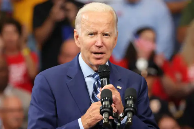 Biden at an event in Pennsylvania on Tuesday