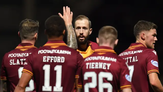 Motherwell celebrate