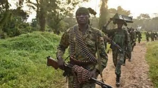 Ugandan soldiers in DR Congo