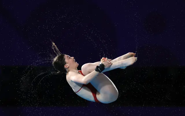 Andrea Spendolini Sirieix diving Commonwealth Games