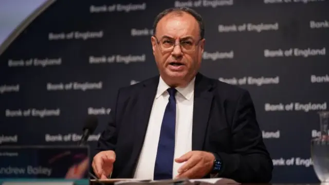 Governor of the Bank of England Andrew Bailey