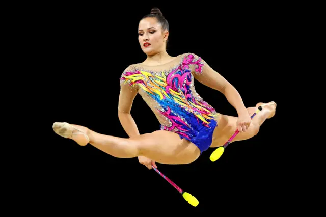 Alice Leaper rhythmic gymnastics Commonwealth Games