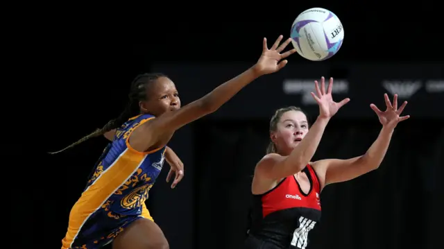 Wales v Barbados netball Commonwealth Games