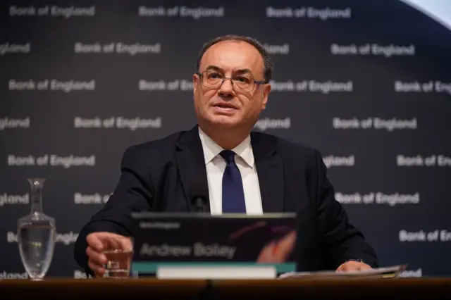 Bank of England Governor Andrew Bailey