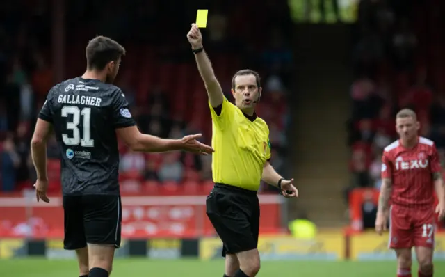 Declan Gallagher is roundly booed by the home crowd