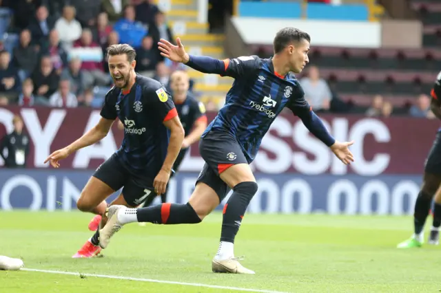 Dan Potts scores for Luton