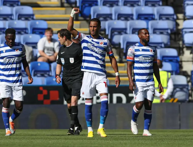 Tom Ince celebrates