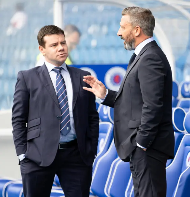 Ross Wilson and Derek McInnes