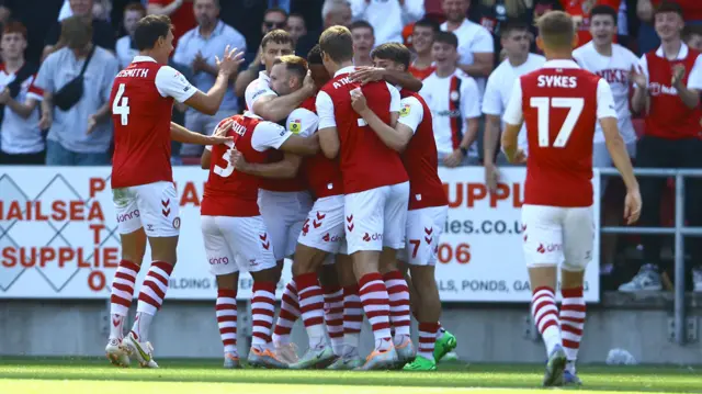 Bristol City celebrate